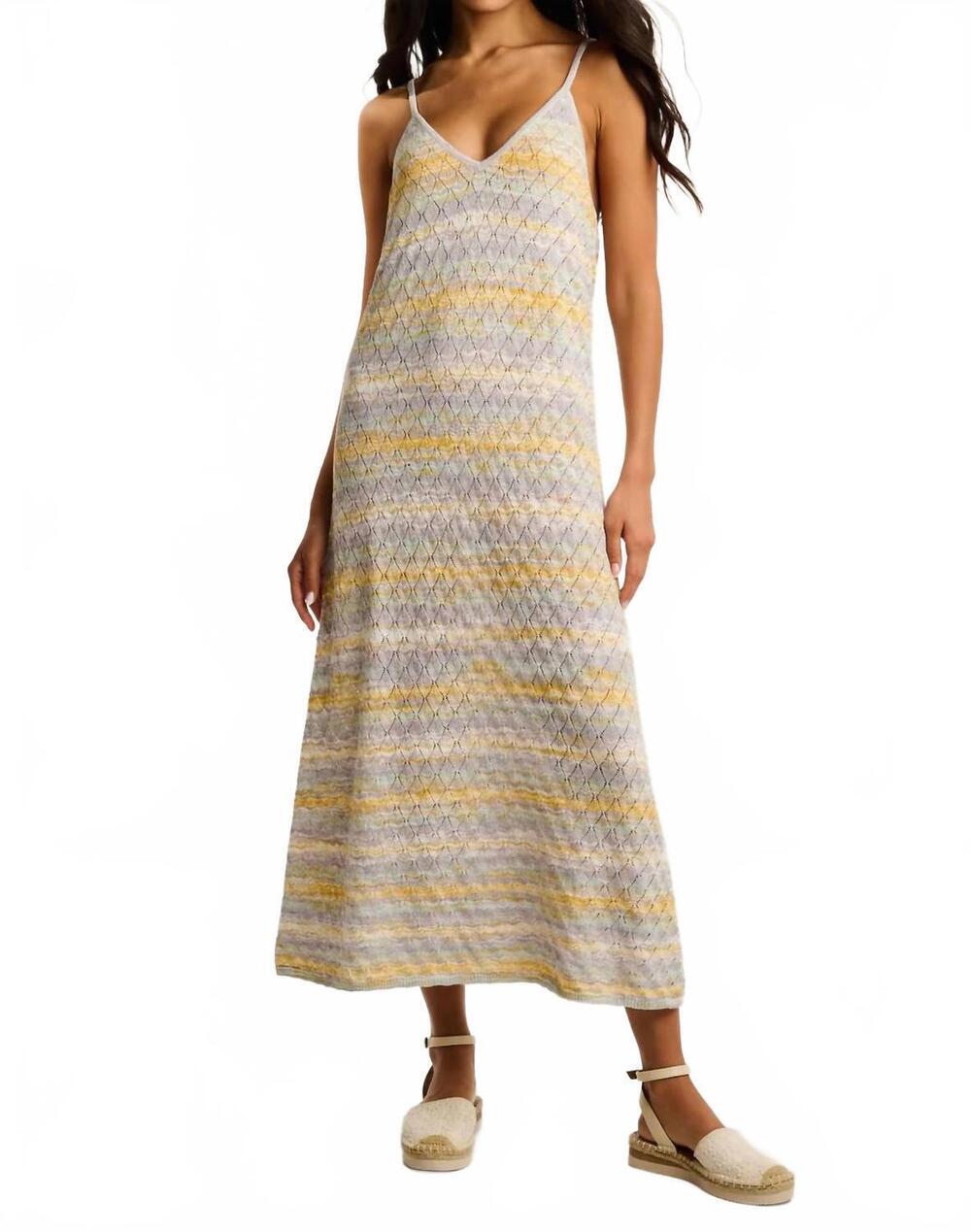 NEW LISA TODD sun-sational slip dress in watercolor